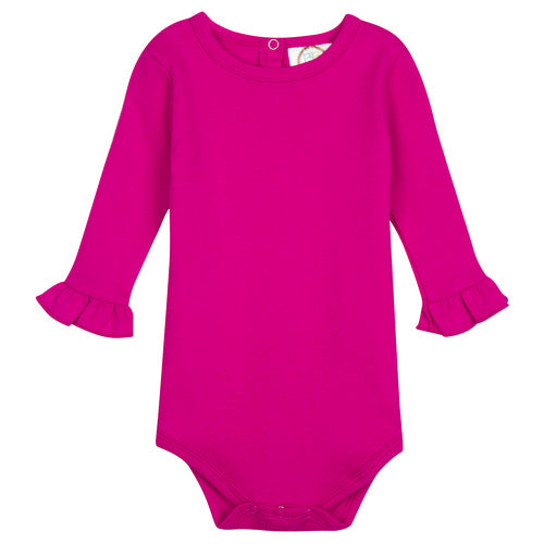 Long Sleeve Ruffle Onesie