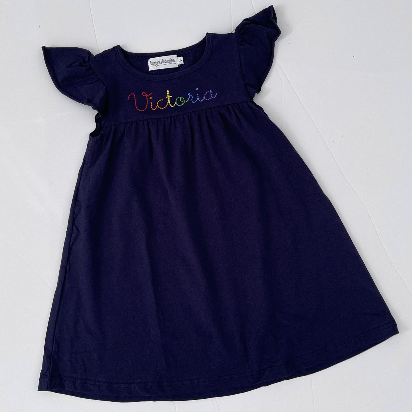 Flutter Sleeve Crab Dress