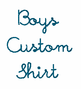 Boys Custom Shirt